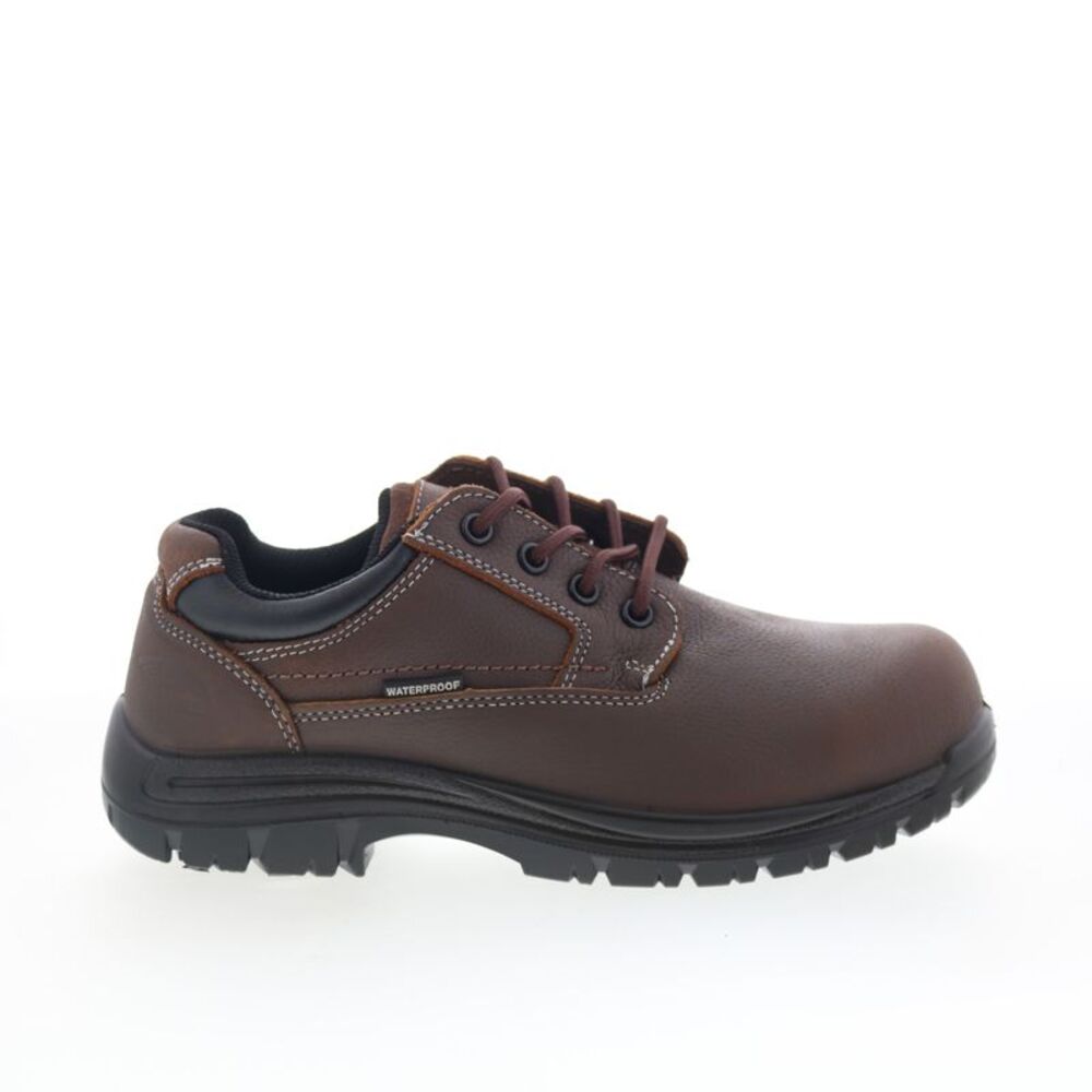 Avenger Mens Foreman Oxford Composite Toe Brown Shoes (NWT)